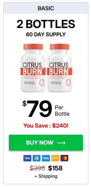 CitrusBurn 1 bottle – price and buy now